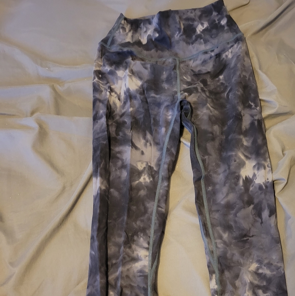 VITAL Apparel Black Tie Dye Leggings